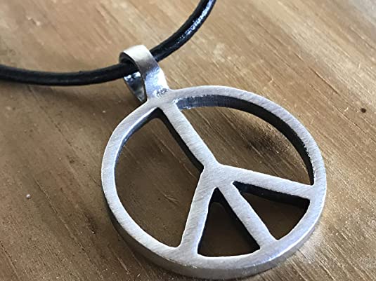 Trilogy Jewelry Pewter Classic Peace Sign