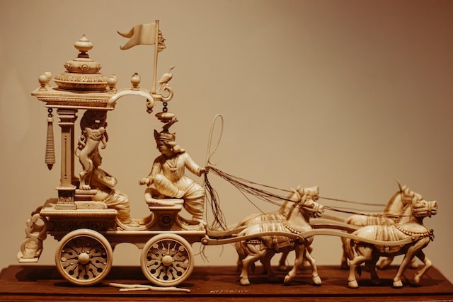 a chariot figurine