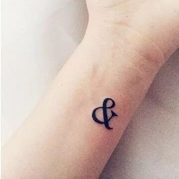 ampersand tattoo
