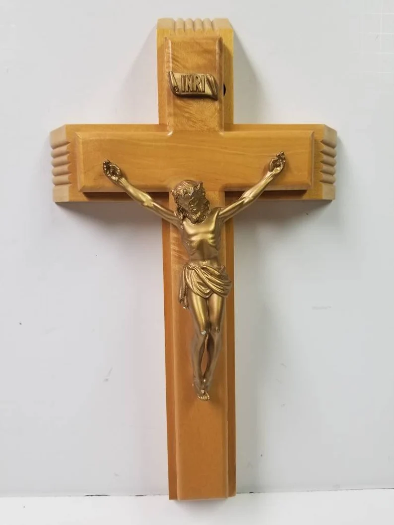 Vintage Crucifix Anointing of the Sick