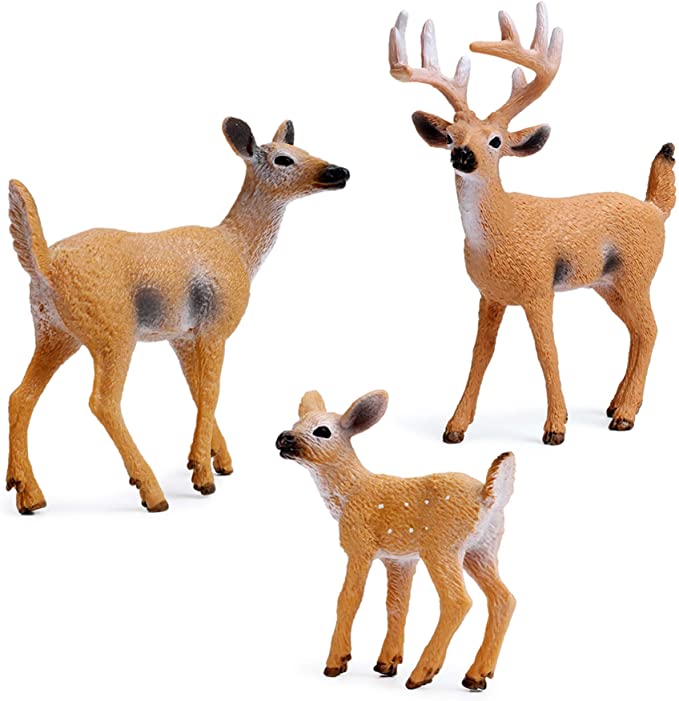 deer figurines cake toppers