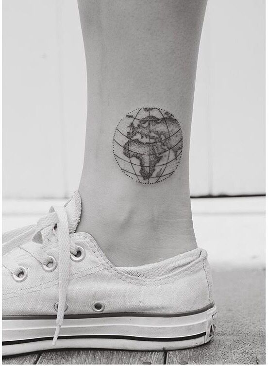globe tattoo