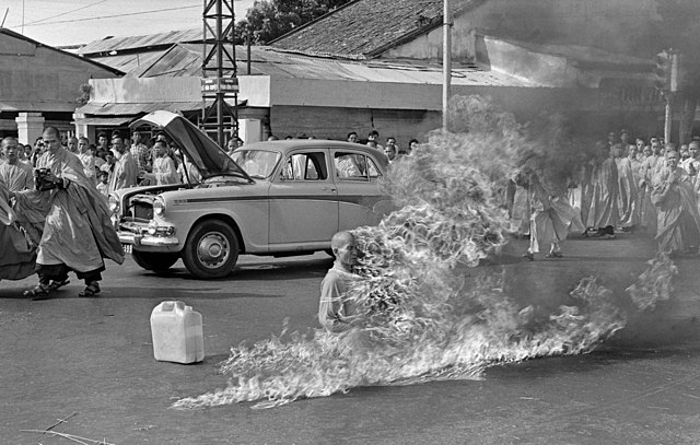 self immolation in protest