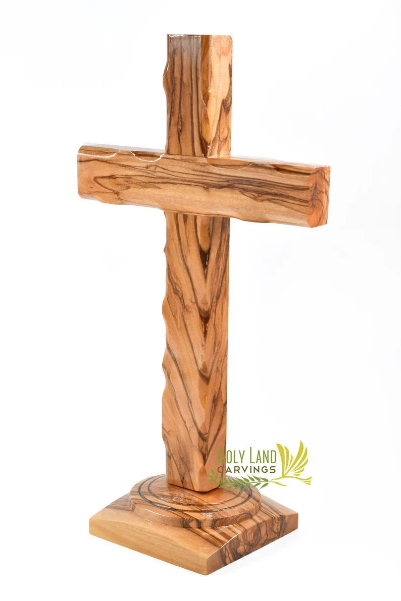 standing wood cross