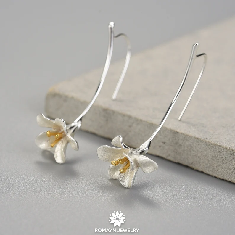Freesia Flower Earrings