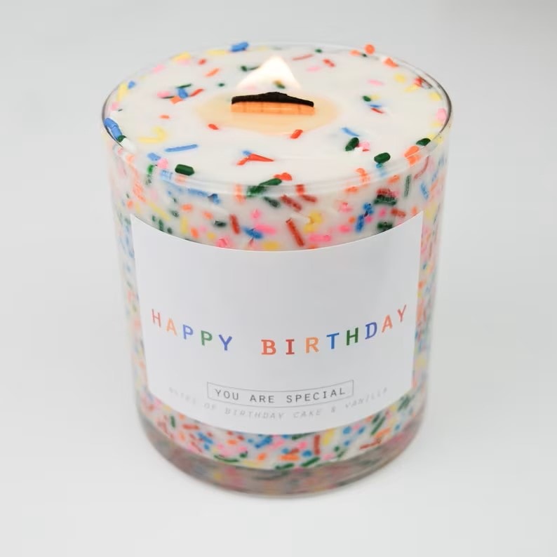 Happy Birthday Cake Soy Candle
