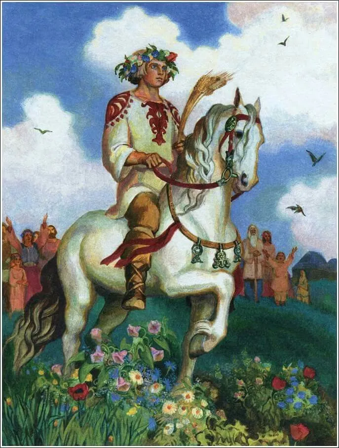 Jarilo Slavic god of agriculture