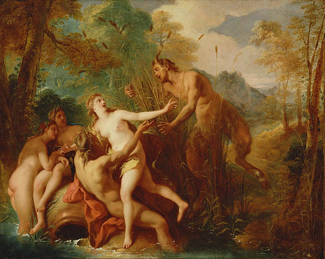 Pan and Syrinx by Jean-Francois de Troy