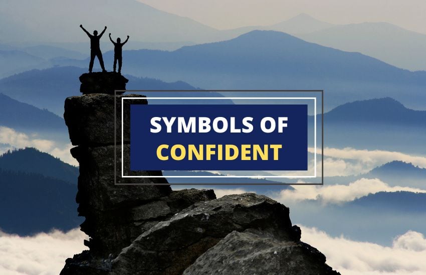 symbols of confident