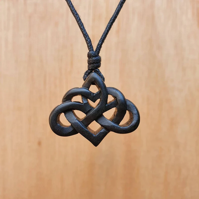 Infinity Celtic Knot Heart Pendant