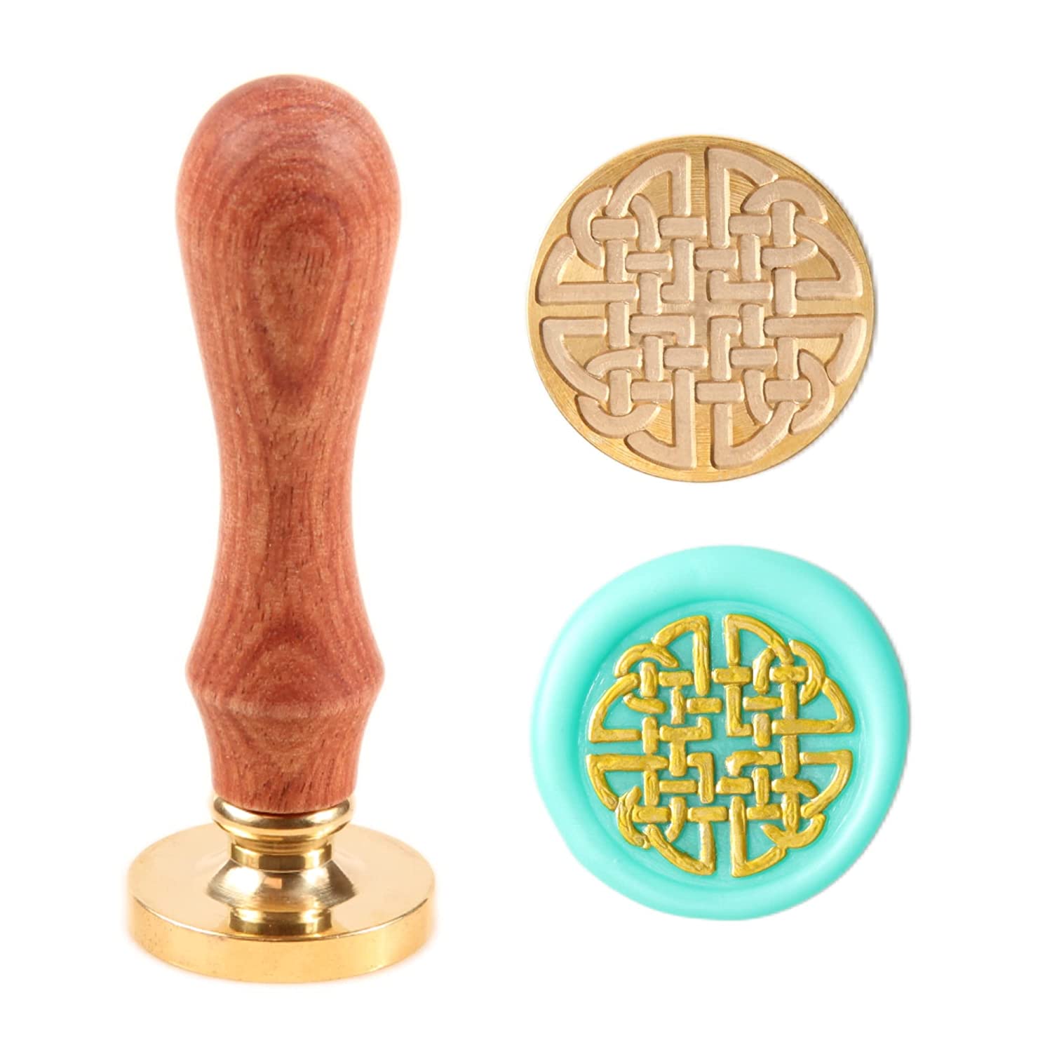 celtic shield knot wax seal stamp kit
