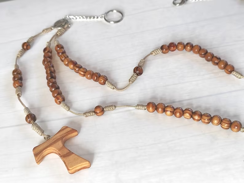 tau cross rosary