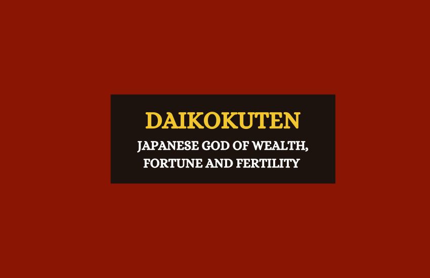 Daikokuten Japanese God of wealth, fortune and fertility