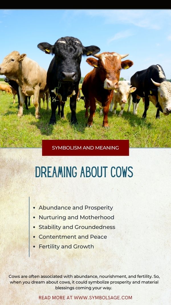 Dreaming about Cows