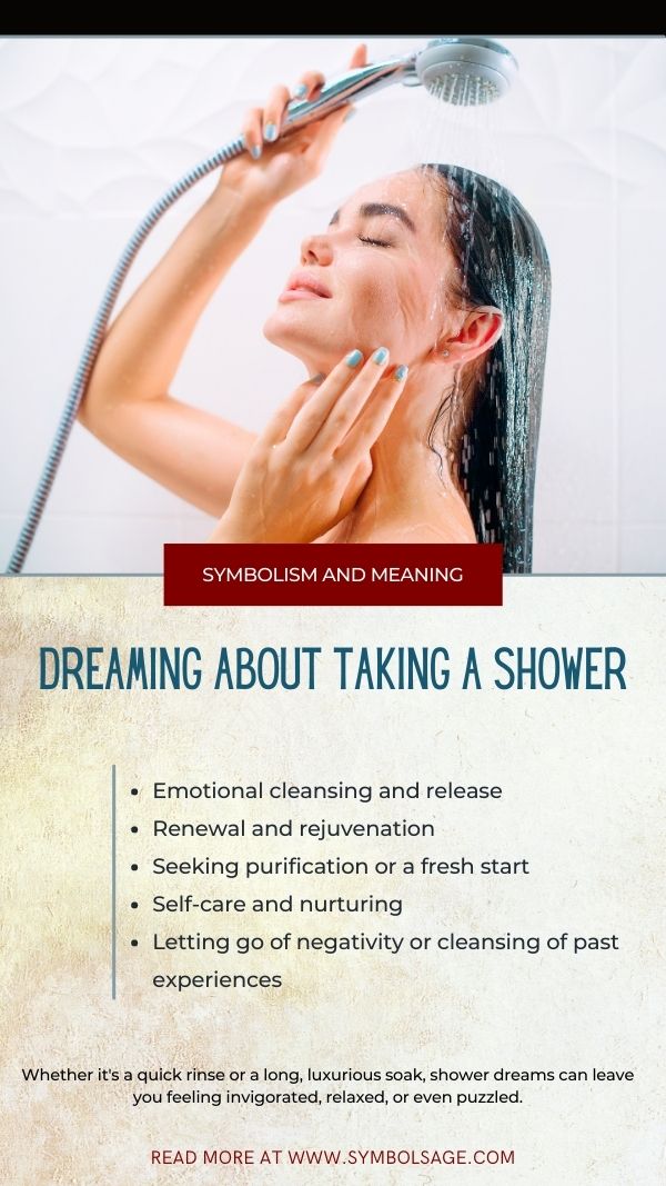 Dreaming about Taking a Shower