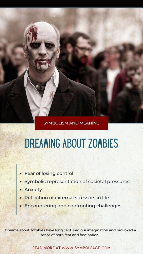 dreaming about zombies meaning symbolism