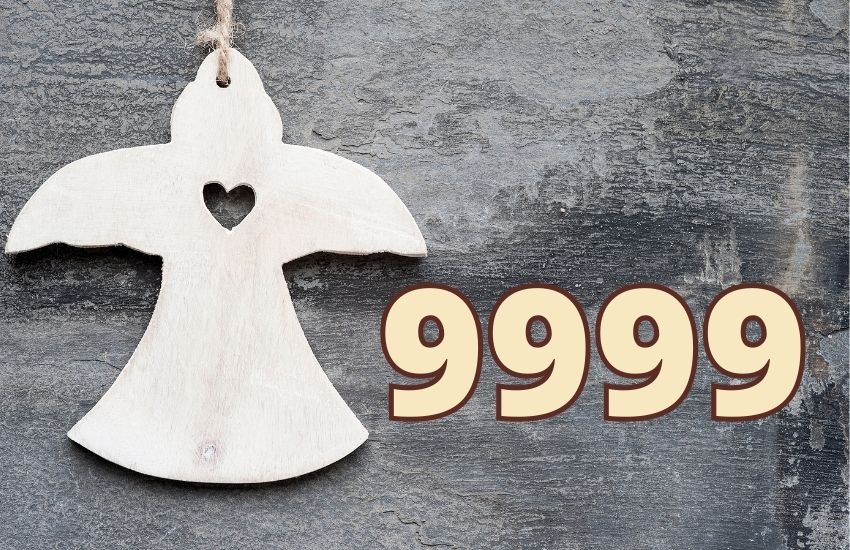 angel accessory and number 9999