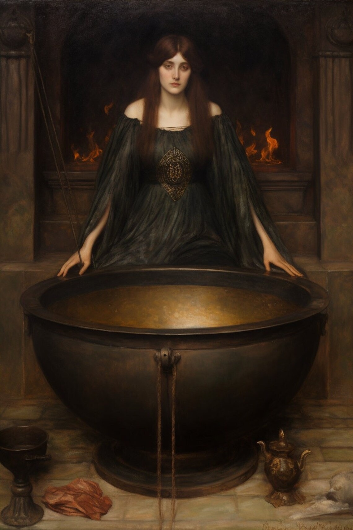 cerridwen and her cauldron
