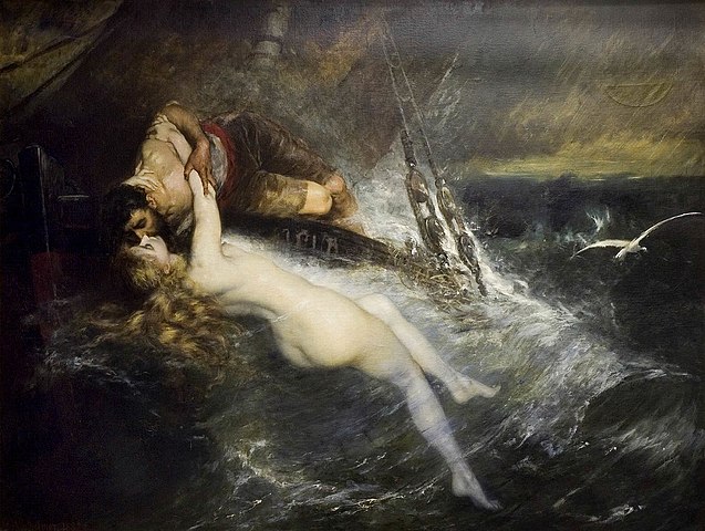 the kiss of the siren painting