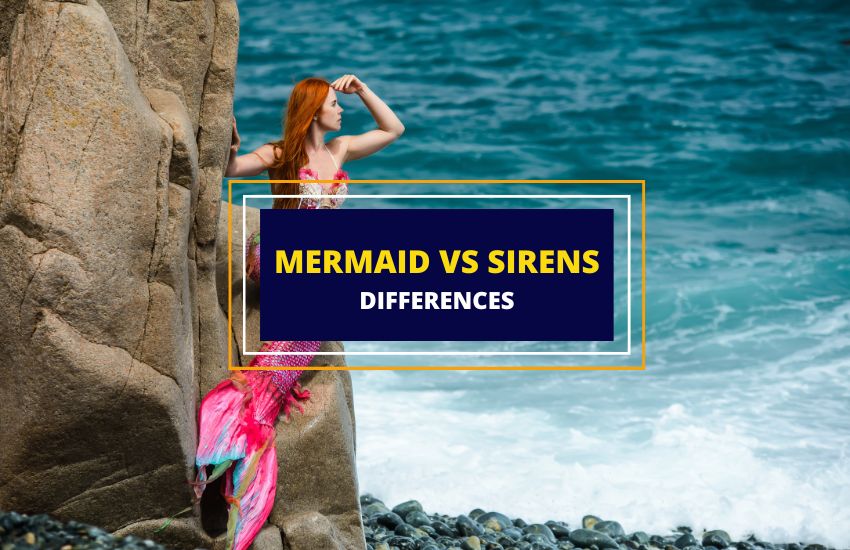 mermaid vs sirens differences