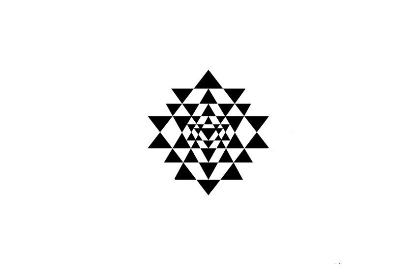sri yantra circuits of triangles