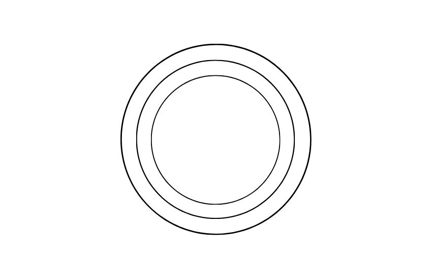 sri yantra three concentric circles