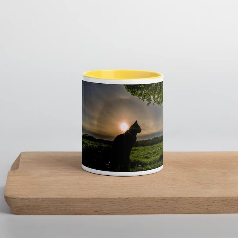 the cat and the sundog cup design