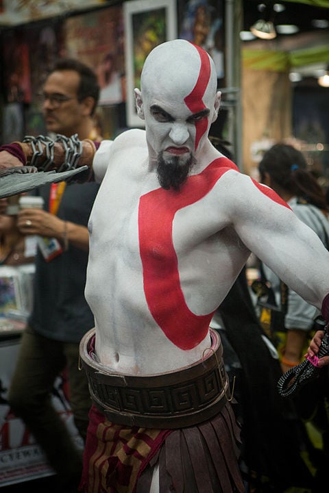 Kratos (God of War) cosplayer