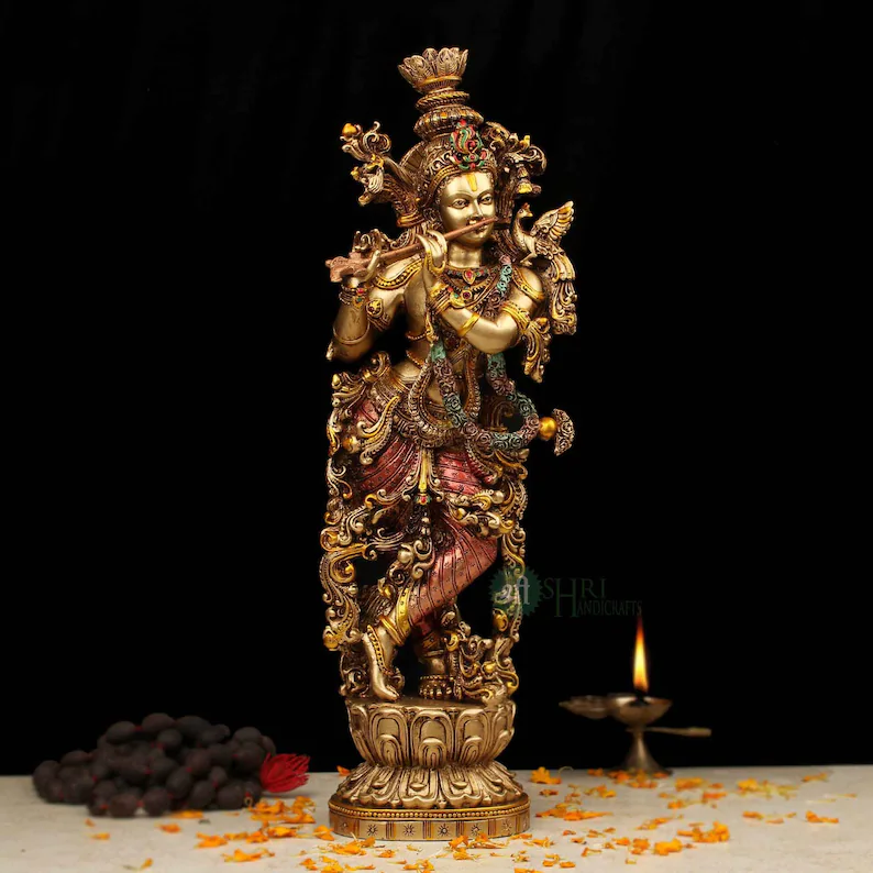 lord krishna statue