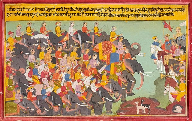 the pandava and kaurava armies