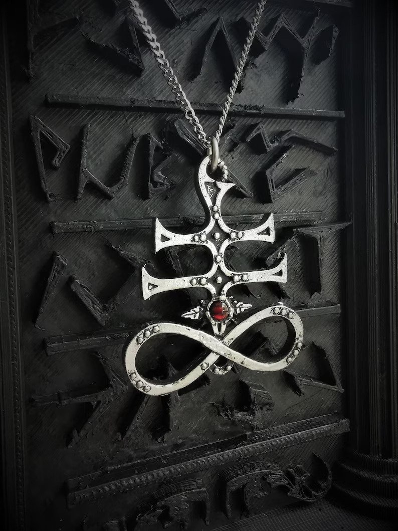 Leviathan cross necklace