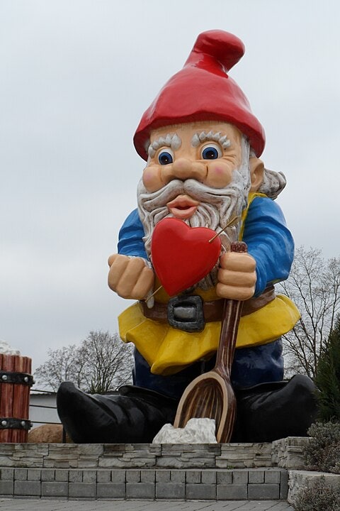 The worlds biggest Garden Gnome called Solus in Poland