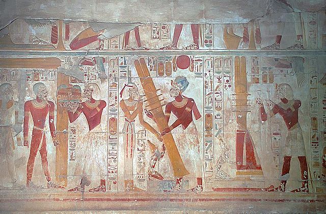 west wall of the Osiris Hall