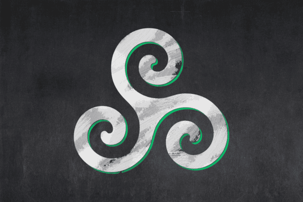 druidic symbol the spiral