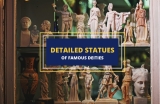 Stunningly Detailed Wooden Statues of Famous Deities