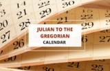 Julian to the Gregorian Calendar – Where are the Missing 10 Days?