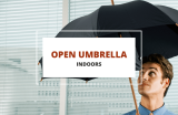 Opening an Umbrella Indoors – How Do You Reverse Its Effects?